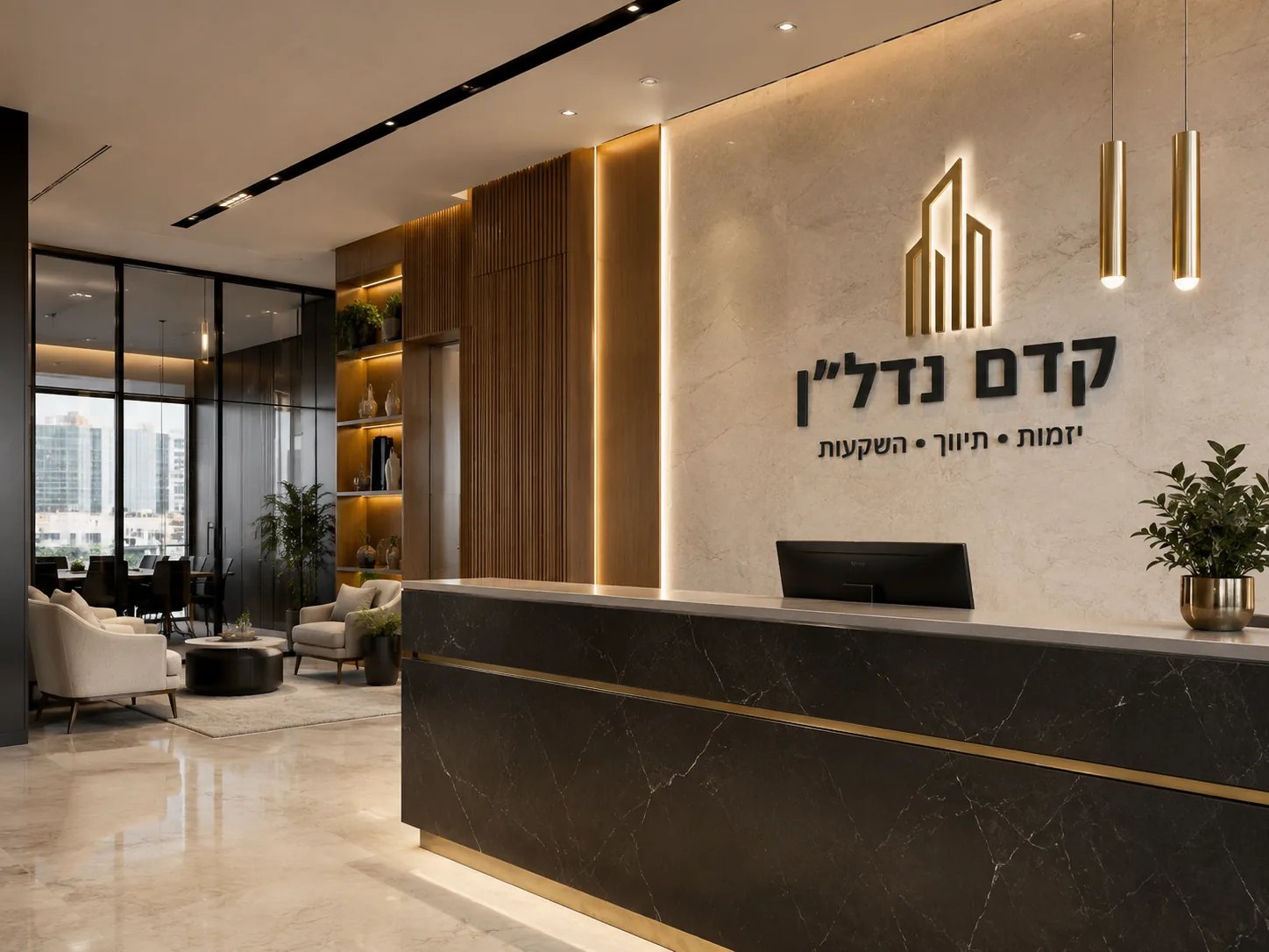 מיתוג לובי ושילוט פנים בהתאמה לשפה הארגונית